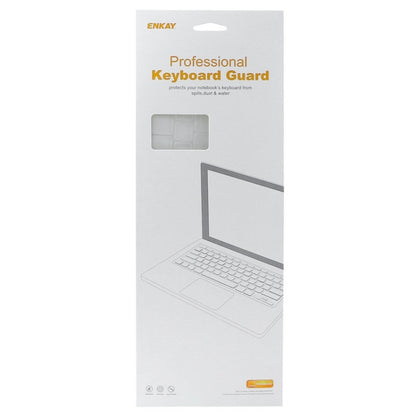 ENKAY for Macbook Pro Retina 15.4 inch (US Version) / A1398 Hat-Prince 3 in 1 Crystal Hard Shell Plastic Protective Case with Keyboard Guard & Port Dust Plug(White) - MacBook Pro Cases by ENKAY | Online Shopping UK | buy2fix