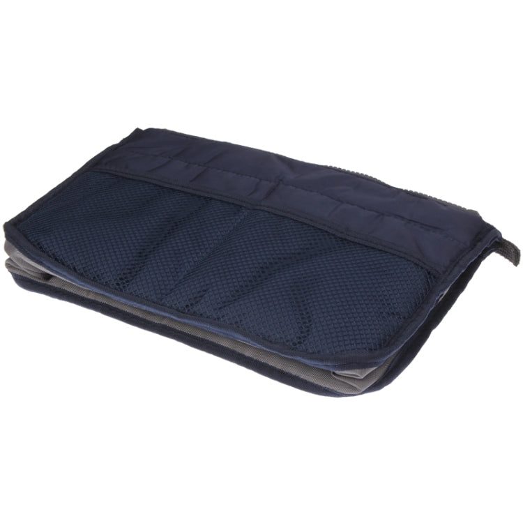 Thicken Portable Multi-function Double Zipper Cosmetic Bag, Storage Bag in Bag (Dark Blue) - Storage Bags by buy2fix | Online Shopping UK | buy2fix