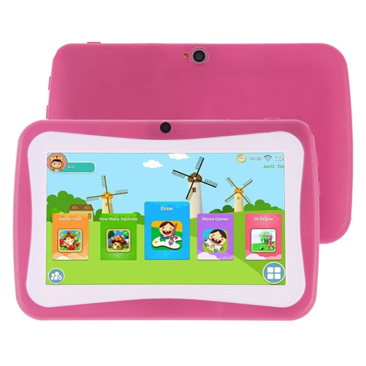 Kids Education Tablet PC, 7.0 inch, 1GB+8GB, Android 4.4.2 Allwinner A33Quad Core 1.3GHz, WiFi, TF Card up to 32GB, Dual Camera(Pink) -  by buy2fix | Online Shopping UK | buy2fix