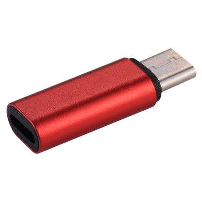 8 Pin Female to USB-C / Type-C Male Metal Shell Adapter(Red) - Converter & Adapter by buy2fix | Online Shopping UK | buy2fix