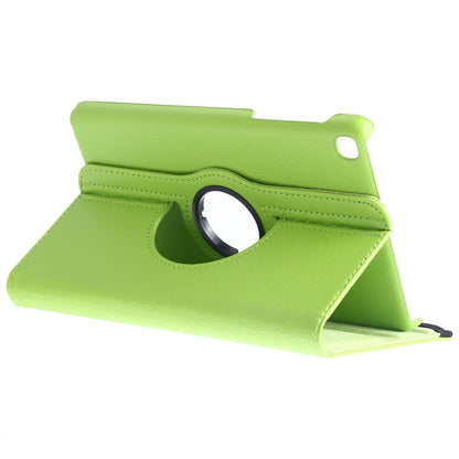 Litchi Texture Horizontal Flip 360 Degrees Rotation Leather Case for Galaxy Tab A 8 (2019) / P200 / P205, with Holder (Green) - Tab A 8.0 & S Pen (2019) P200/P205 by buy2fix | Online Shopping UK | buy2fix