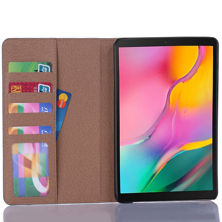 Retro Book Style Horizontal Flip Leather Case for Galaxy Tab A 8 (2019) P200 / P205,  with Holder & Card Slots & Wallet (Black) - Tab A 8.0 & S Pen (2019) P200/P205 by buy2fix | Online Shopping UK | buy2fix