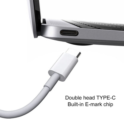 PD 5A USB-C / Type-C Male to USB-C / Type-C Male Fast Charging Cable, Cable Length: 1m(White) - USB-C & Type-C Cable by buy2fix | Online Shopping UK | buy2fix