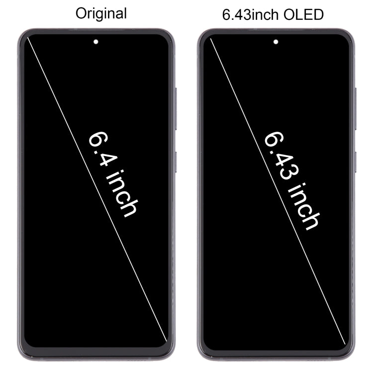 For Samsung Galaxy S21 FE 5G SM-G990B 6.43 inch EU Version OLED LCD Screen Digitizer Full Assembly with Frame (Black) - Galaxy S Series Parts by buy2fix | Online Shopping UK | buy2fix