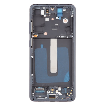 For Samsung Galaxy S21 FE 5G SM-G990B 6.43 inch EU Version OLED LCD Screen Digitizer Full Assembly with Frame (Black) - Galaxy S Series Parts by buy2fix | Online Shopping UK | buy2fix