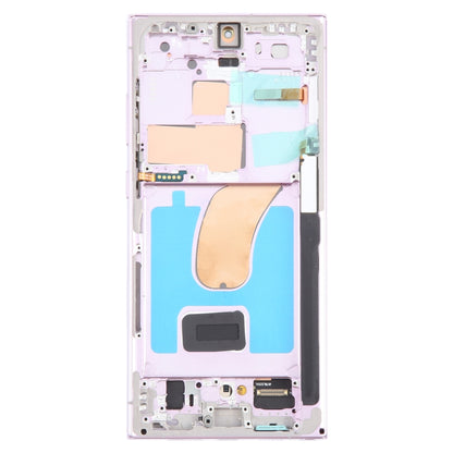 For Samsung Galaxy S23 Ultra 5G SM-S918U US Edition 6.78 inch OLED LCD Screen Digitizer Full Assembly with Frame (Purple) - Galaxy S Series Parts by buy2fix | Online Shopping UK | buy2fix