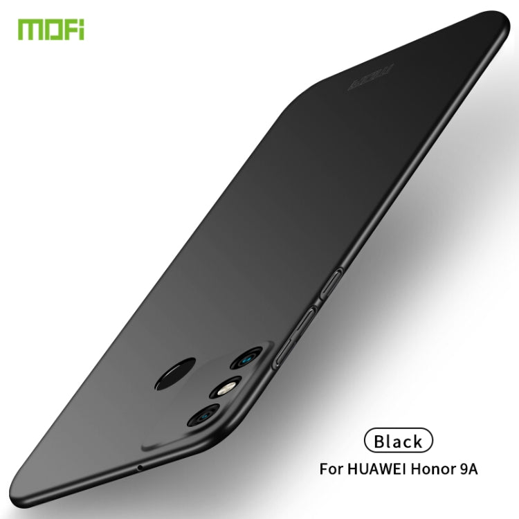 For Huawei Honor 9A MOFI Frosted PC Ultra-thin Hard Case(Black) - Honor Cases by MOFI | Online Shopping UK | buy2fix