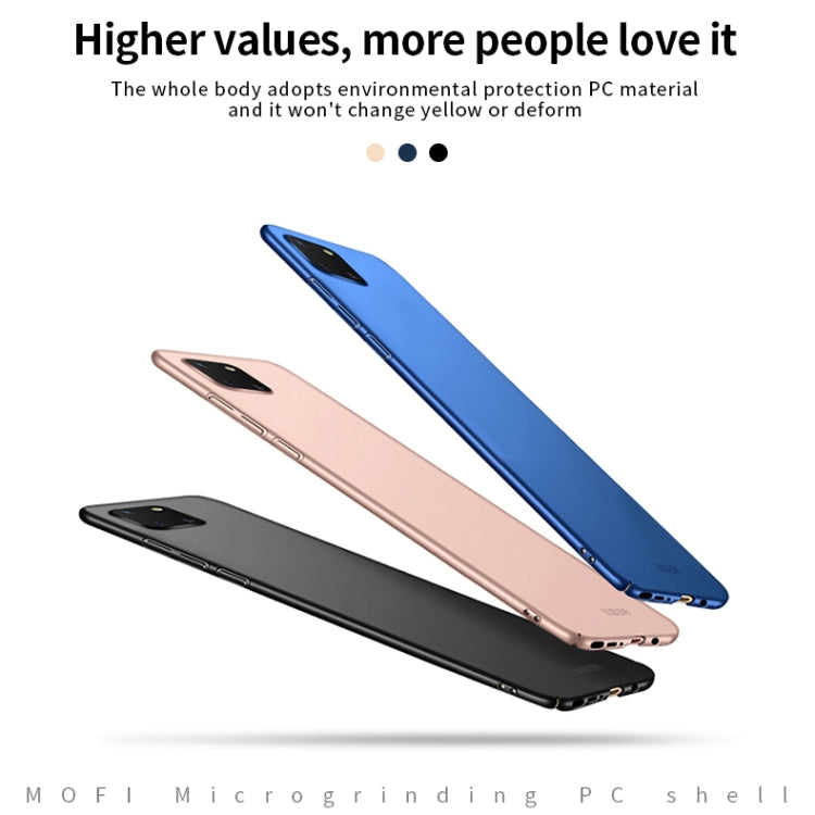 For Samsung Galaxy A81/Note10Lite MOFI Frosted PC Ultra-thin Hard C(Black) - Galaxy Phone Cases by MOFI | Online Shopping UK | buy2fix