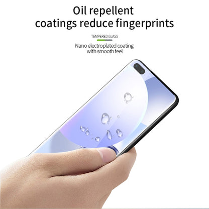 For Huawei Nova 7 Pro /Honor 30 Pro MOFI 9H 3D Explosion Proof Thermal Bending Full Screen Covered Tempered Glass Film(Black) - Huawei Tempered Glass by MOFI | Online Shopping UK | buy2fix