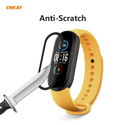 2 PCS For Xiaomi Mi Band 5 ENKAY Hat-Prince 3D Full Screen Soft PC Edge + PMMA HD Screen Protector Film - Screen Protector by ENKAY | Online Shopping UK | buy2fix