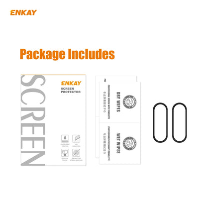 2 PCS For Xiaomi Mi Band 5 ENKAY Hat-Prince 3D Full Screen Soft PC Edge + PMMA HD Screen Protector Film - Screen Protector by ENKAY | Online Shopping UK | buy2fix