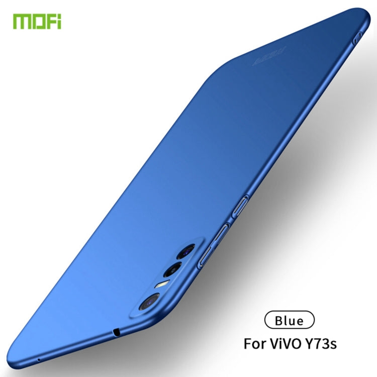 For vivo Y73s MOFI Frosted PC Ultra-thin Hard Case (Blue) - vivo Cases by MOFI | Online Shopping UK | buy2fix