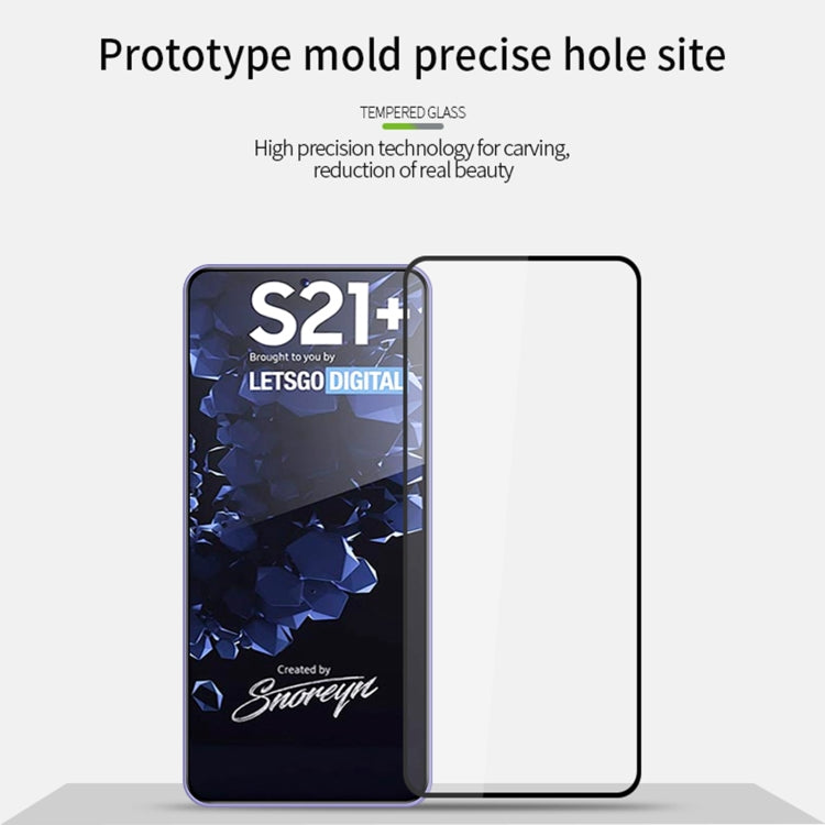 For Samsung Galaxy S21+ 5G MOFI 9H 2.5D Full Screen Tempered Glass Film(Black) - Galaxy Tempered Glass by MOFI | Online Shopping UK | buy2fix