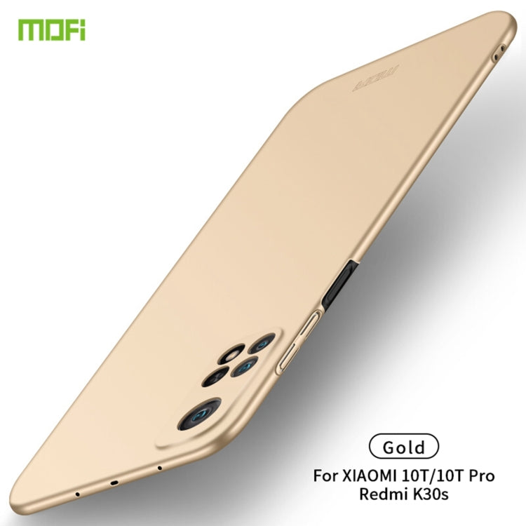 For Xiaomi Mi 10T / 10T Pro / K30S MOFI Frosted PC Ultra-thin Hard C(Gold) - Xiaomi Cases by MOFI | Online Shopping UK | buy2fix