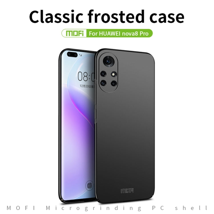 For Huawei Nova 8 Pro MOFI Frosted PC Ultra-thin Hard Case(Rose Gold) - Huawei Cases by MOFI | Online Shopping UK | buy2fix