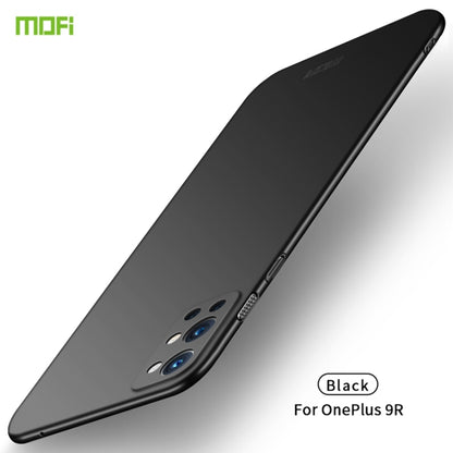 For OnePlus 9R MOFI Frosted PC Ultra-thin Hard Case(Black) - OnePlus Cases by MOFI | Online Shopping UK | buy2fix