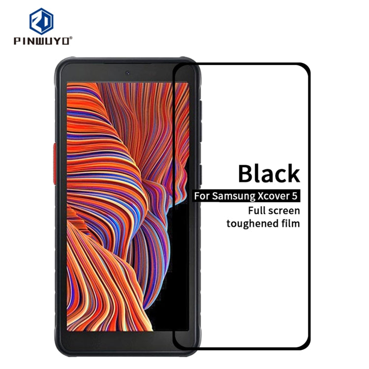 For Samsung Galaxy Xcover 5 MOFI 9H 2.5D Full Screen Tempered Glass Film(Black) - Others by MOFI | Online Shopping UK | buy2fix