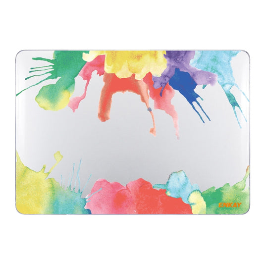 ENKAY Hat-Prince Forest Series Pattern Laotop Protective Crystal Case for MacBook Pro 16.2 inch A2485 2021/A2880 2023(Watercolor Pattern) - MacBook Pro Cases by ENKAY | Online Shopping UK | buy2fix