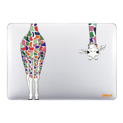 ENKAY Hat-Prince Forest Series Pattern Laotop Protective Crystal Case for MacBook Pro 13.3 inch A1706 / A1708 / A1989 / A2159(Giraffe Pattern) - MacBook Pro Cases by ENKAY | Online Shopping UK | buy2fix