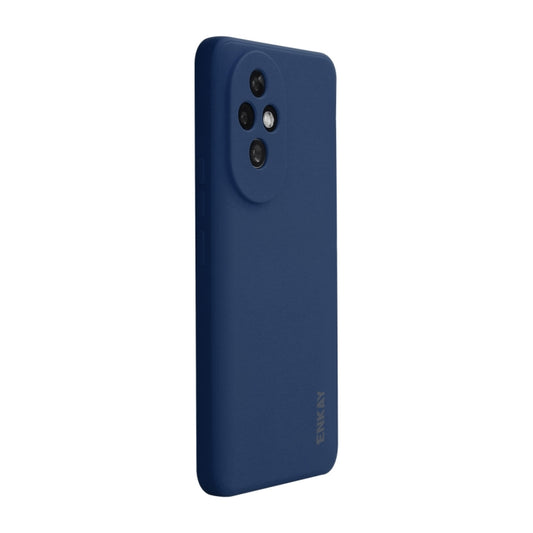 For Honor 200 Pro ENKAY Liquid Silicone Soft Shockproof Phone Case(Dark Blue) - Honor Cases by ENKAY | Online Shopping UK | buy2fix