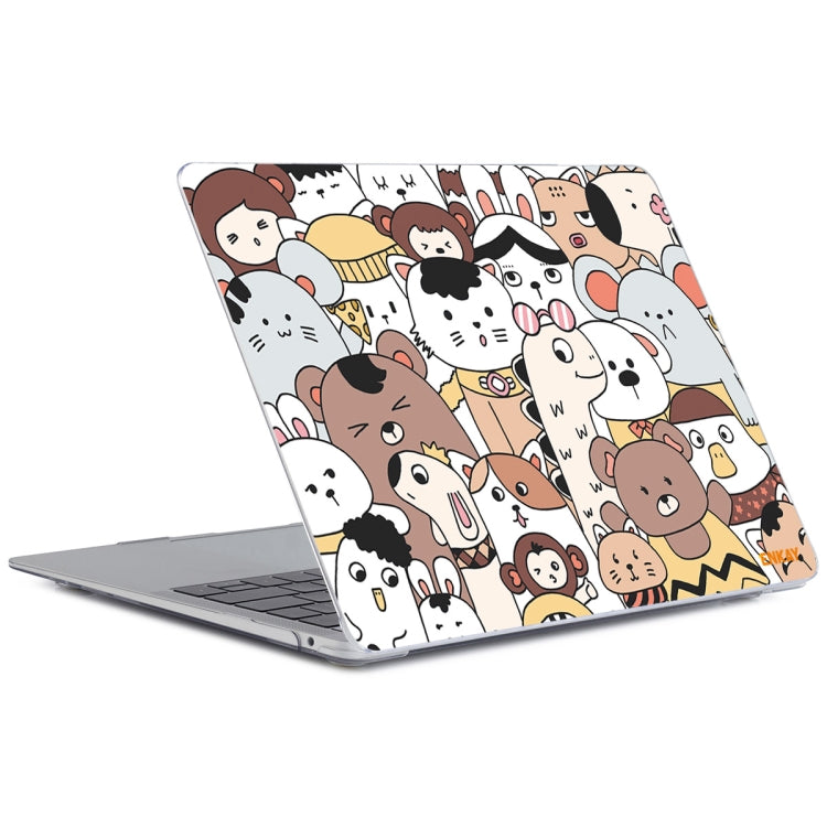 ENKAY Animal Series Pattern Laotop Protective Crystal Case For MacBook Pro 13.3 inch A2251 / A2289 / A2338 2020(Animals No.1) - MacBook Pro Cases by ENKAY | Online Shopping UK | buy2fix