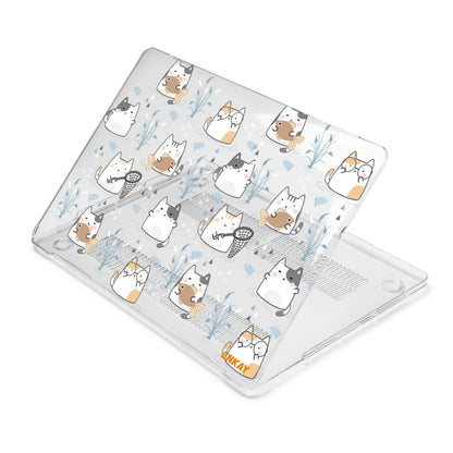 ENKAY Animal Series Pattern Laotop Protective Crystal Case For MacBook Pro 13.3 inch A2251 / A2289 / A2338 2020(Cute Cat) - MacBook Pro Cases by ENKAY | Online Shopping UK | buy2fix