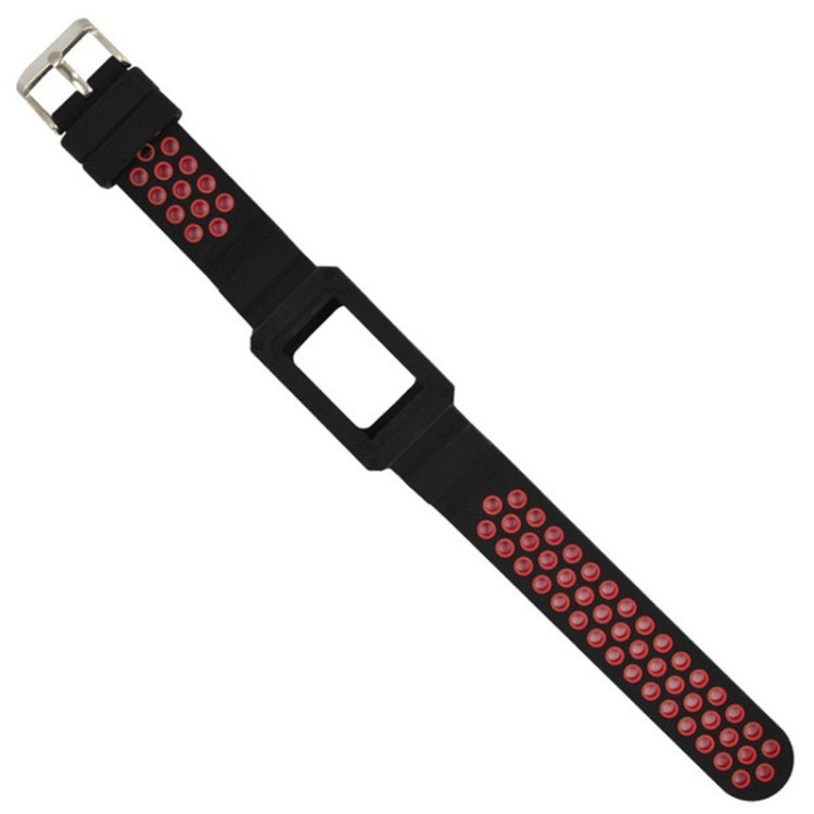 For Fitbit Charge 3 All-in-one Silicone Protective Case Replacement Watch Band(Red) - Watch Bands by buy2fix | Online Shopping UK | buy2fix