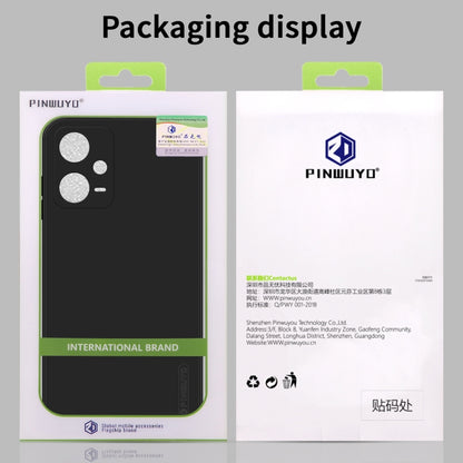 For Xiaomi Redmi Note 12 Pro+ China/Note12 Explorer PINWUYO Sense Series Liquid Silicone TPU Phone Case(Black) - Xiaomi Cases by PINWUYO | Online Shopping UK | buy2fix