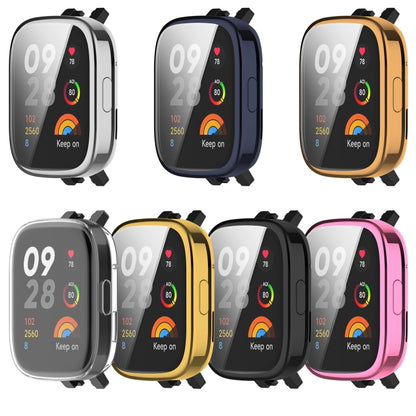 For Redmi Watch 3 Lite TPU Fully Enclosed Watch Protective Case(Black) - Watch Cases by buy2fix | Online Shopping UK | buy2fix