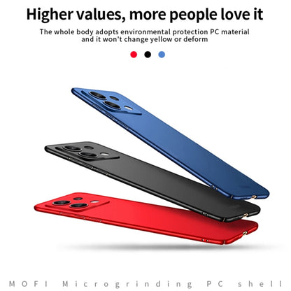 For Xiaomi Redmi Note 13 Pro 5G MOFI Micro-Frosted PC Ultra-thin Hard Phone Case(Red) - Xiaomi Cases by MOFI | Online Shopping UK | buy2fix