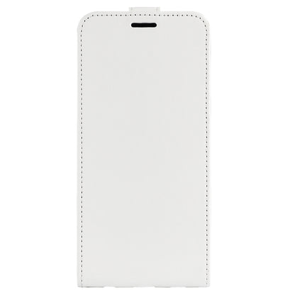 For iPhone 16 Pro Max R64 Texture Single Vertical Flip Leather Phone Case(White) - iPhone 16 Pro Max Cases by buy2fix | Online Shopping UK | buy2fix