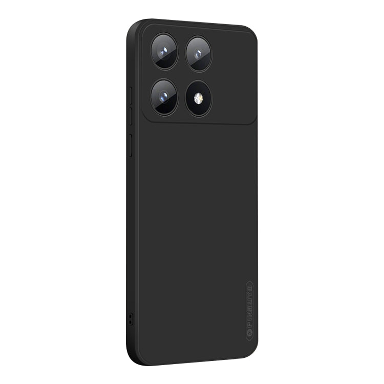 For Xiaomi Redmi K70E PINWUYO Sense Series Liquid Silicone TPU Phone Case(Black) - K70E Cases by PINWUYO | Online Shopping UK | buy2fix