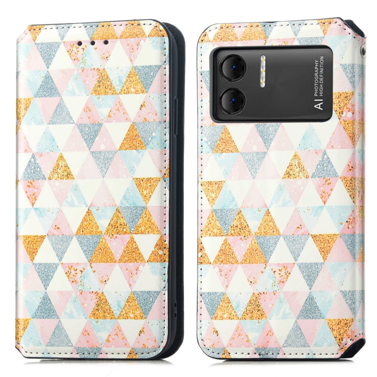 For DOOGEE X98 Pro / X98 CaseNeo Colorful Magnetic Leather Phone Case(Nordic Rhombus) - Doogee Cases by buy2fix | Online Shopping UK | buy2fix