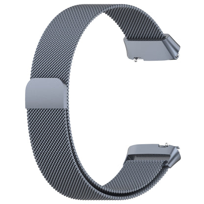 For Redmi Watch 3 Lite Milan Magnetic Steel Mesh Watch Band(Gray) - Watch Bands by buy2fix | Online Shopping UK | buy2fix