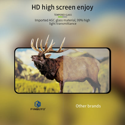 For Motorola Moto G24/G24 Power PINWUYO 9H 2.5D Full Screen Tempered Glass Film(Black) - Motorola Tempered Glass by PINWUYO | Online Shopping UK | buy2fix