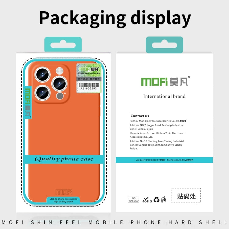 For iPhone 16 Plus MOFI Qin Series Skin Feel All-inclusive PC Phone Case(Green) - iPhone 16 Plus Cases by MOFI | Online Shopping UK | buy2fix