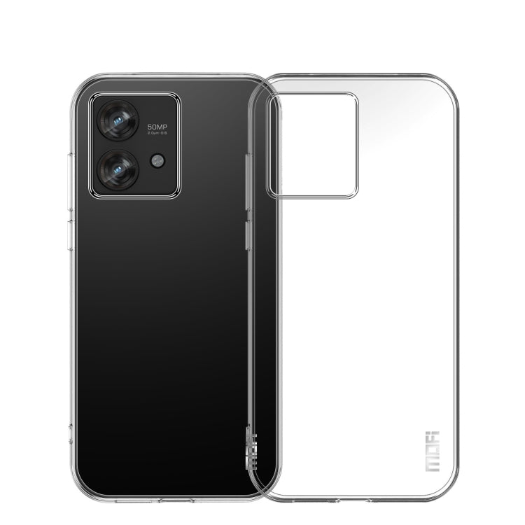 For Motorola Edge 40 Neo MOFI Ming Series Ultra-thin TPU Phone Case(Transparent) - Motorola Cases by MOFI | Online Shopping UK | buy2fix