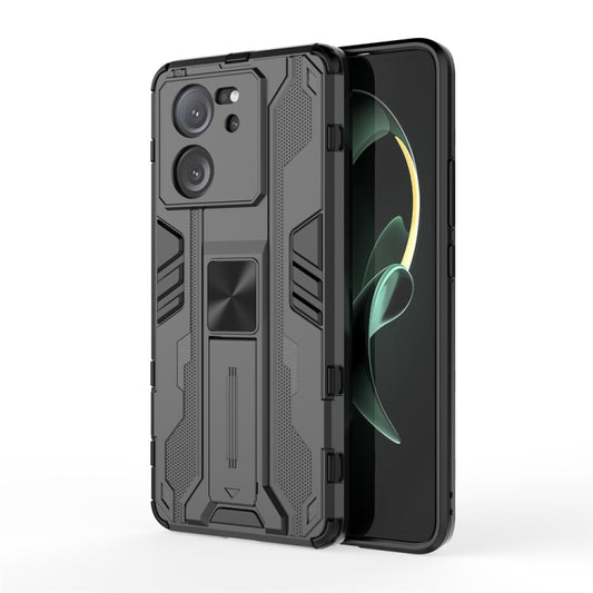 For Xiaomi 13T Supersonic Armor PC Hybrid TPU Phone Case(Black) - Xiaomi Cases by buy2fix | Online Shopping UK | buy2fix