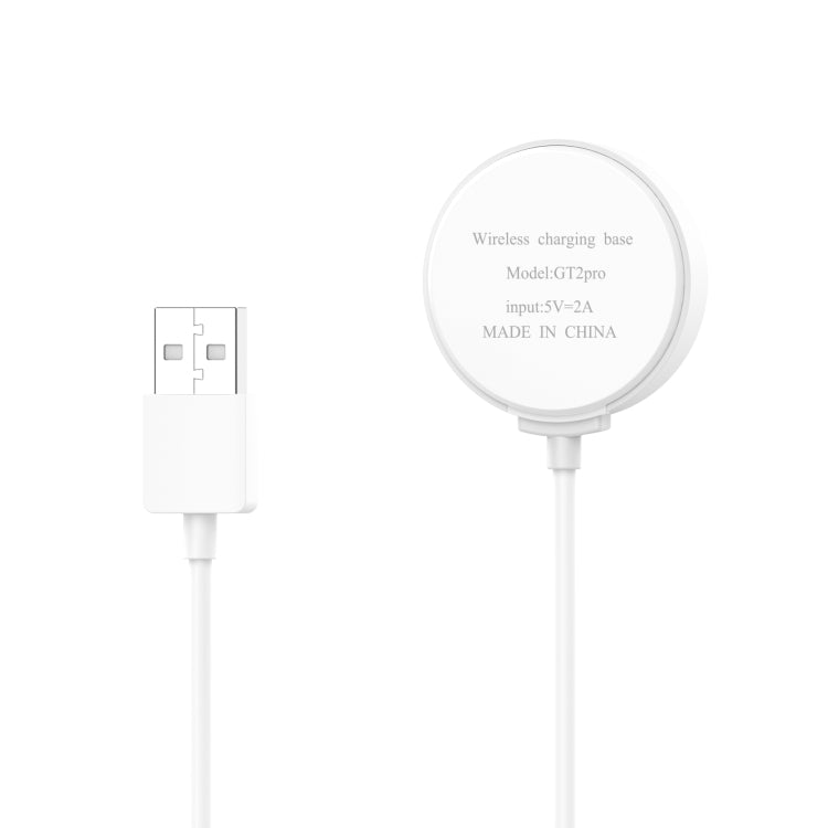 For Huawei Watch GT 4 46mm Smart Watch Magnetic Suction Integrated Charging Cable, Length: 1m(White) - Charger by buy2fix | Online Shopping UK | buy2fix