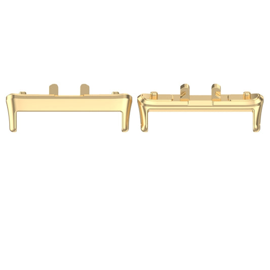 For Samsung Galaxy Fit 3 SM-R390 1 Pair Metal Watch Band Connector(Gold) - Watch Bands by buy2fix | Online Shopping UK | buy2fix