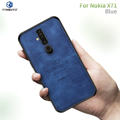 PINWUYO Shockproof Waterproof Full Coverage PC + TPU + Skin Protective Case for Nokia X71(Blue) - Nokia Cases by PINWUYO | Online Shopping UK | buy2fix