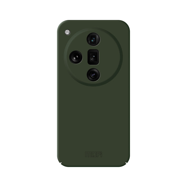 For OPPO Find X7 Ultra MOFI Qin Series Skin Feel All-inclusive PC Phone Case(Green) - Find X7 Ultra Cases by MOFI | Online Shopping UK | buy2fix