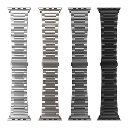 For Apple Watch Series 9 45mm I-Shaped Titanium Watch Band(Titanium) - Watch Bands by buy2fix | Online Shopping UK | buy2fix