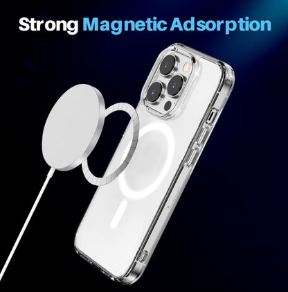 For iPhone 15 Pro NORTHJO 3 in 1 Magsafe Clear Phone Case with Screen Film + Rear Lens Film - iPhone 15 Pro Cases by NORTHJO | Online Shopping UK | buy2fix