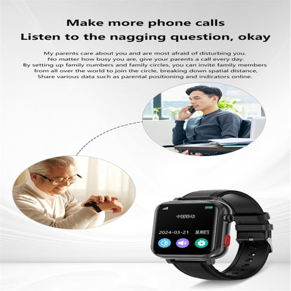 G18 1.83 inch Color Screen Smart Watch Leather Strap, Support  Noninvasive Blood Sugar / Uric Acid(Brown) - Smart Watches by buy2fix | Online Shopping UK | buy2fix