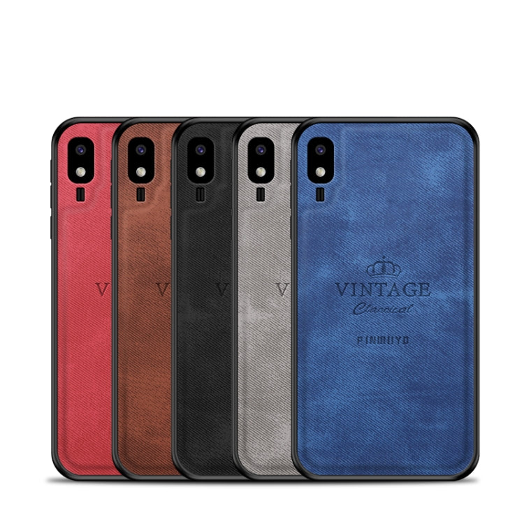 PINWUYO Shockproof Waterproof Full Coverage PC + TPU + Skin Protective Case for Galaxy A2 Core(Blue) - Galaxy Phone Cases by PINWUYO | Online Shopping UK | buy2fix