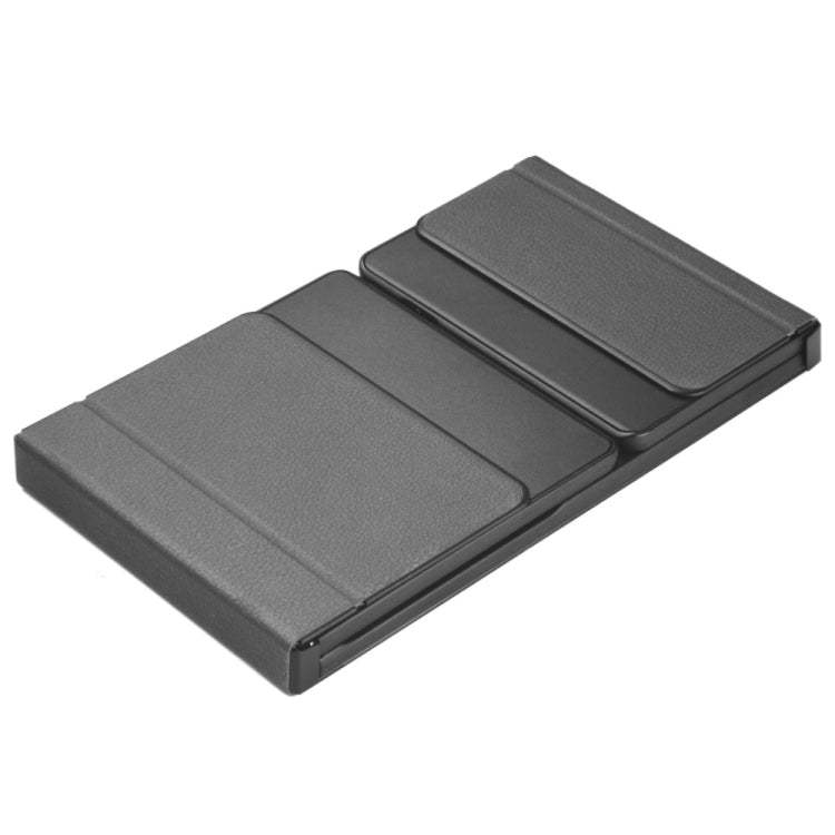 B077T With Touchpad Foldable PU Leather Wireless Bluetooth Keyboard - Wireless Keyboard by buy2fix | Online Shopping UK | buy2fix