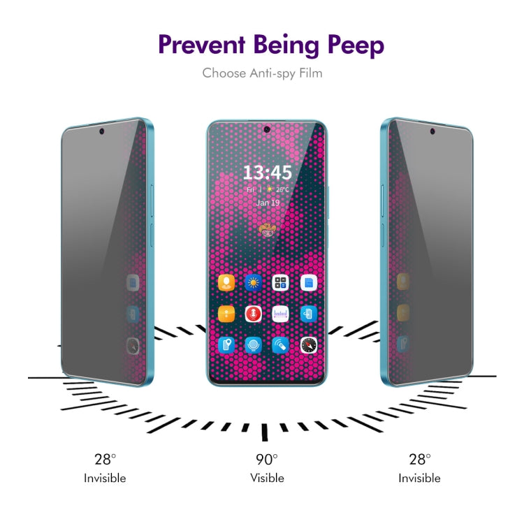 For Motorola Moto G 5G 2024 ENKAY Hat-Prince 28 Degree Anti-peeping Privacy Tempered Glass Film - Motorola Tempered Glass by ENKAY | Online Shopping UK | buy2fix