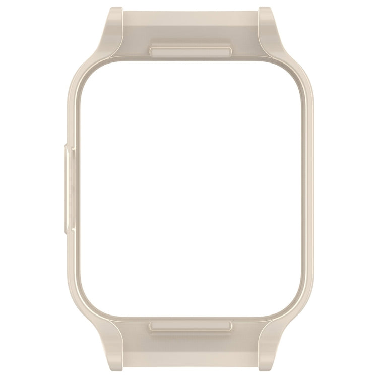 For Redmi Watch 4 Half Pack PC Watch Protective Case(Creamy White) - Watch Cases by buy2fix | Online Shopping UK | buy2fix