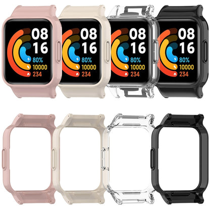 For Redmi Watch 2 Half Pack PC Watch Protective Case(Creamy White) - Watch Cases by buy2fix | Online Shopping UK | buy2fix